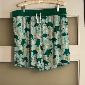 Little Sleepies Women’s Sea Turtle Print Shorts